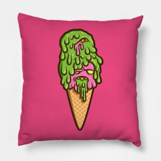 Double Scoop Monstrosity (slime) Pillow