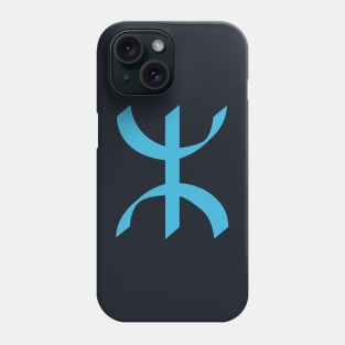 Blue TIFINAGH - Berber Tifinagh - Amazigh Tifinagh Phone Case