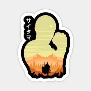 one punch man - saitama Magnet