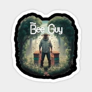 Funny Beekeeper Art For Men Dad Bee Hive Honey Beekeeping Magnet