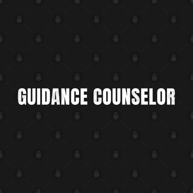 Guidance Counselor Funny Job Title Profession Birthday Gift Idea by qwertydesigns
