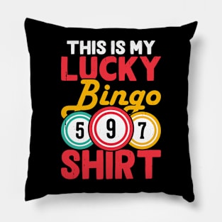 This Is My Lucky Bingo Shirt  T shirt For Women Pillow