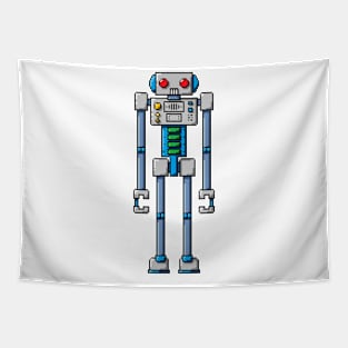 Pixel Robot 127 Tapestry