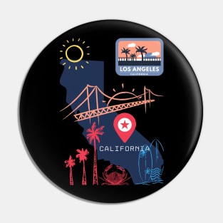 california Pin