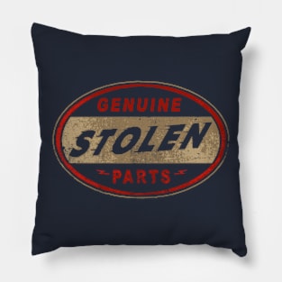 STOLEN PARTS SIGN Pillow