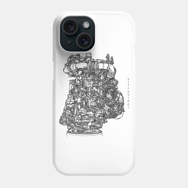 DeLorean Flux Capacitor Phone Case by vitruvinci