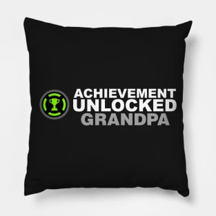 Achievement Unlocked Grandpa Pillow