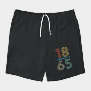 1865 Juneteenth, Black History, Freedom Shorts