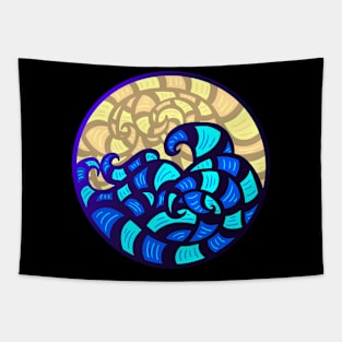 Waves Crashing Tapestry