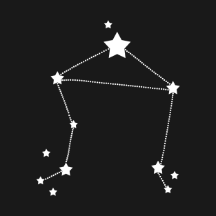 Libra Stars Zodiac Constellation T-Shirt