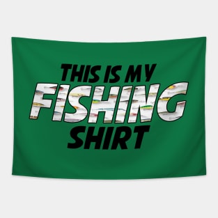 This is my Fishing Shirt - Lures Tapestry
