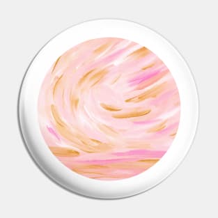 Pink Gold Seascape - Golden Hour Pin