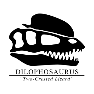 Dilophosaurus Skull T-Shirt