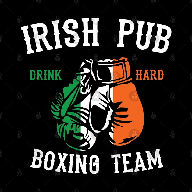 Irish Boxing - Irish Pub Boxing Team by Kudostees