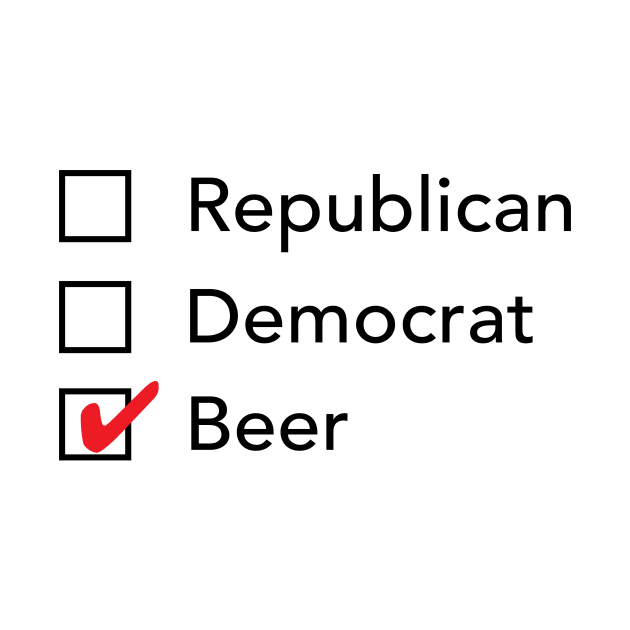 Republican Democrat Beer by zubiacreative