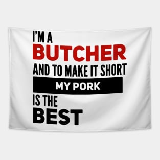 Funny Butcher Quote Tapestry