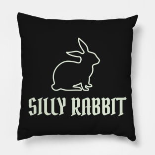 Silly Rabbit Pillow