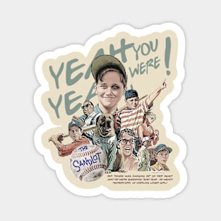 Vintage Sandlot and Quote Magnet