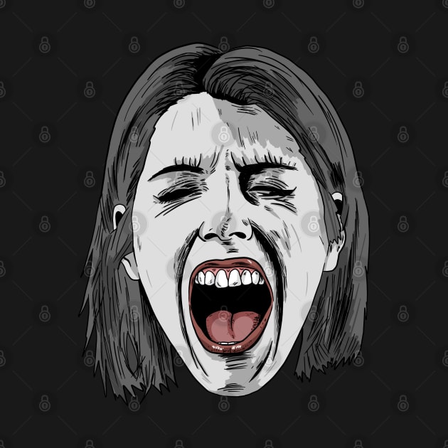 Screaming Woman by Black Snow Comics