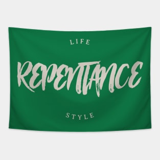 Repentance life style Tapestry