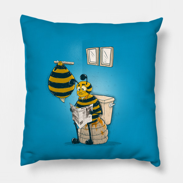 honey maker bees pillow teepublic