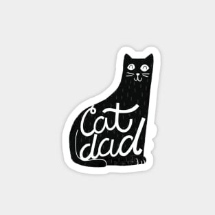 Cat Dad Magnet