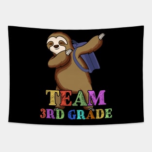 Sloth Team Sixth 3rd Grade Back To School Teacher Student Tapestry