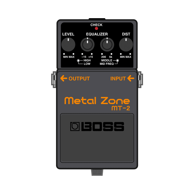 Boss MT-2 Metal Zone Guitar Effect Pedal by conform