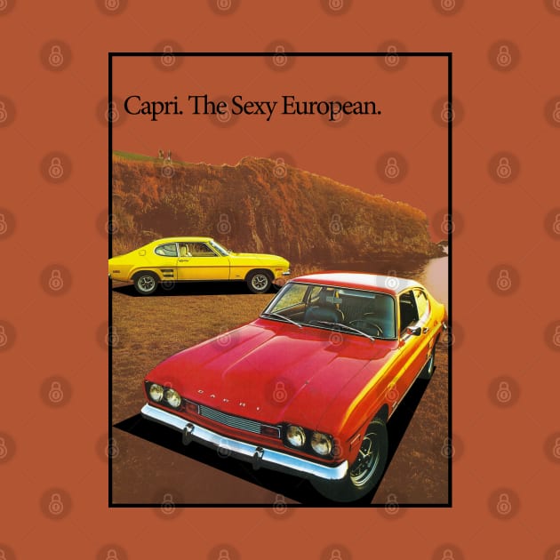 FORD CAPRI - advert by Throwback Motors