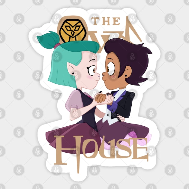 Lumity - Luz and Amity - The Owl House (Season 1) Sticker for Sale by  jopajopovna1