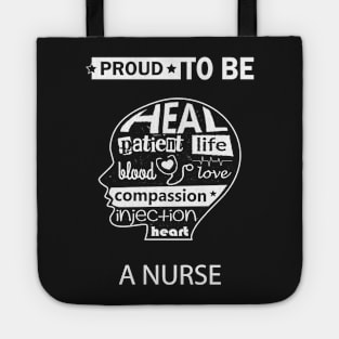 Nurse Gift, Proud to be a Nurse Tote