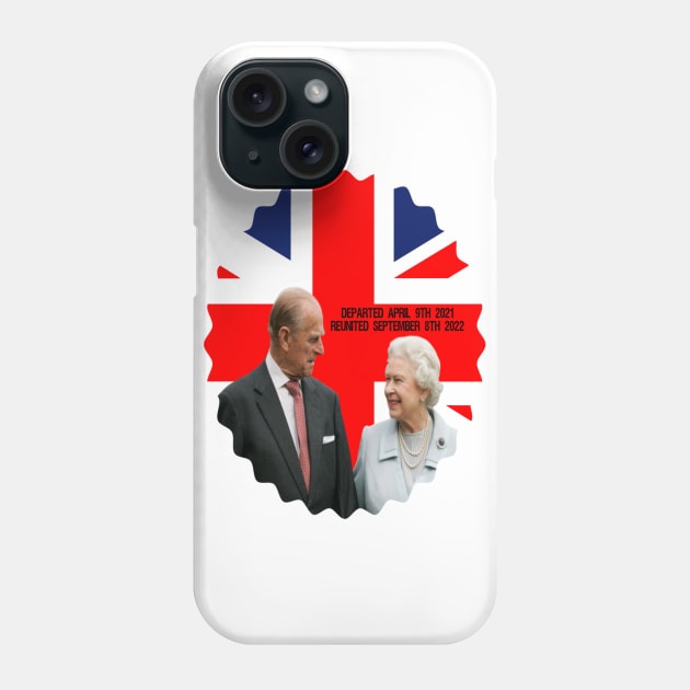 Queen Elizabeth and Prince Philip The Duke Of Edinburgh Phone Case by FirstTees