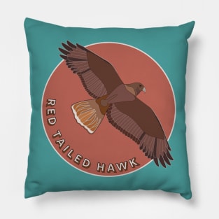 Red Tailed Hawk Pillow