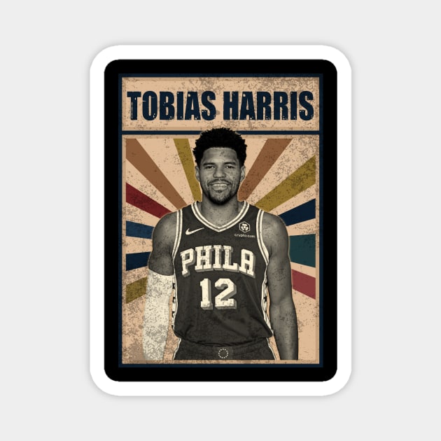 Philadelphia 76ers Tobias Harris Magnet by RobinaultCoils
