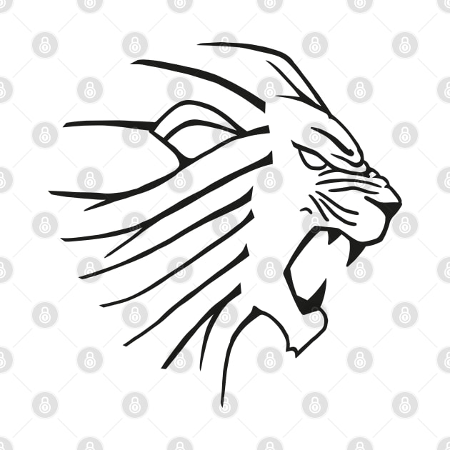 Roaring Lion Head by shaldesign