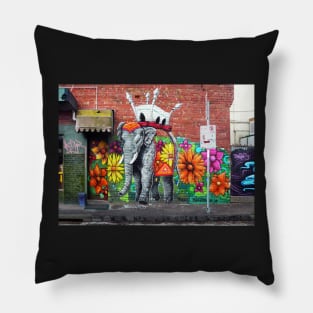 Collingwood Graffiti Pillow