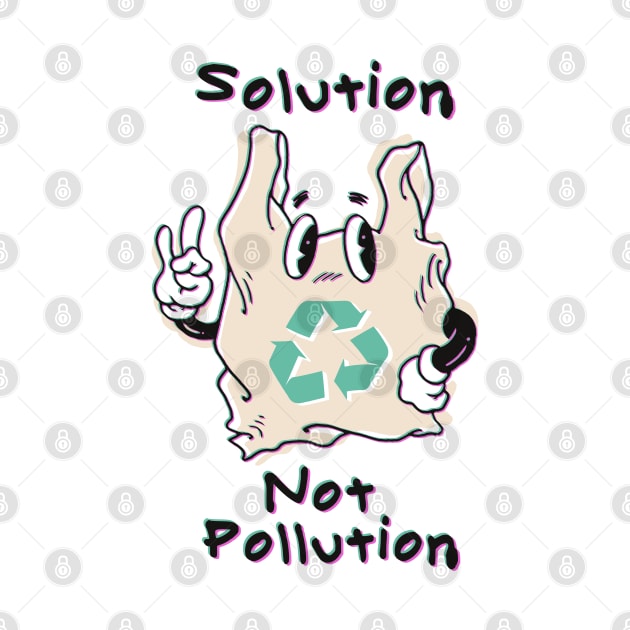 Solution Not Pollution by Vincent Trinidad Art