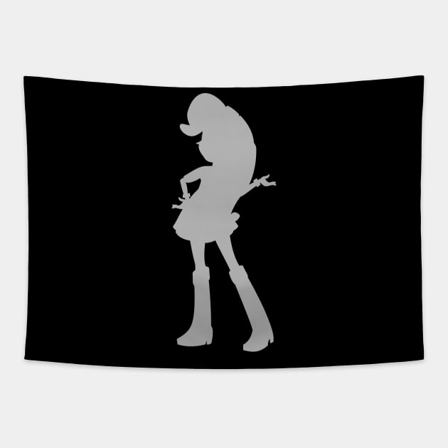 Rarity Equestria Girls Silhouette Tapestry by Wissle