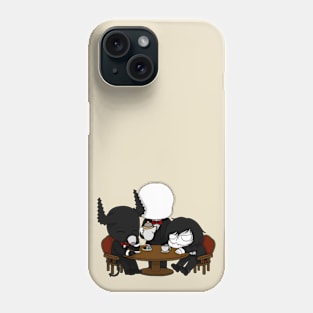 creepypasta tea party Phone Case