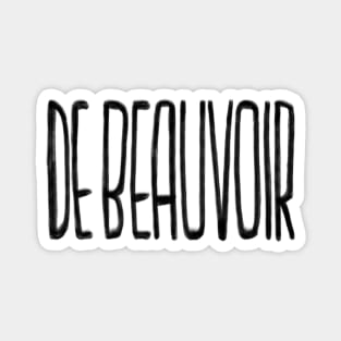 Simone de Beauvoir Magnet