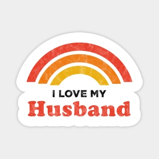 I Love My Husband Magnet