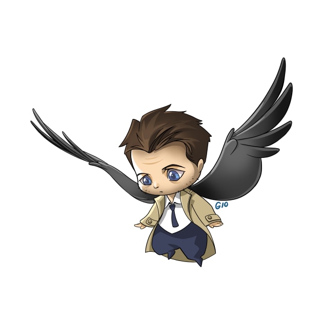 Little Angel Castiel by GioGui