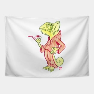 Suave Chameleon Tapestry