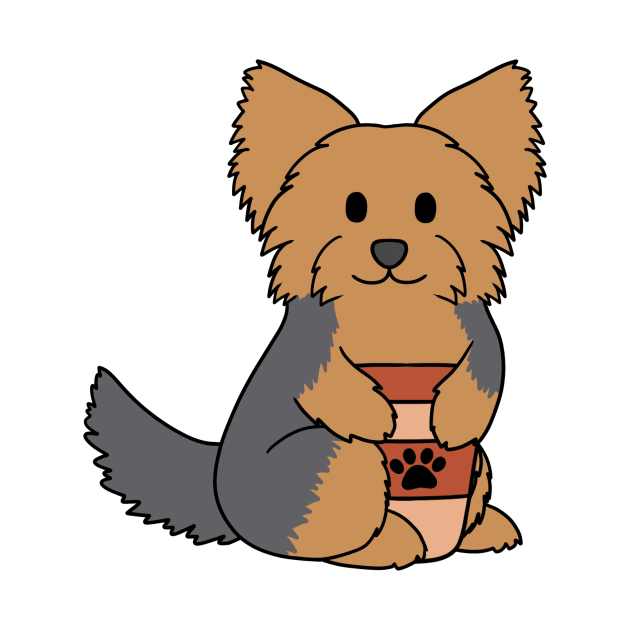 Yorkshire Terrier Coffee by BiscuitSnack