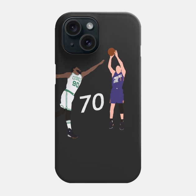 Devin Booker 70 Points Phone Case by xRatTrapTeesx