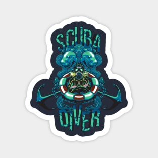 Scuba Diver Magnet