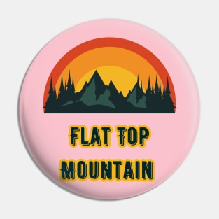 Flat Top Mountain Pin