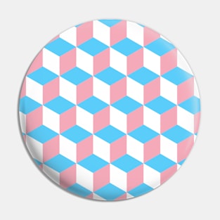 Subtle Transgender Pride Colors Pin