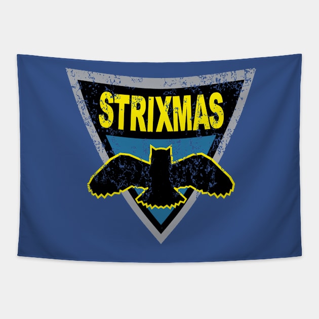 The StrixMas Shield Tapestry by J. Rufus T-Shirtery