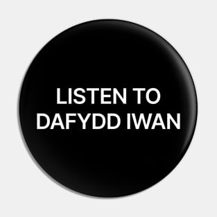 Listen to Dafydd Iwan Pin